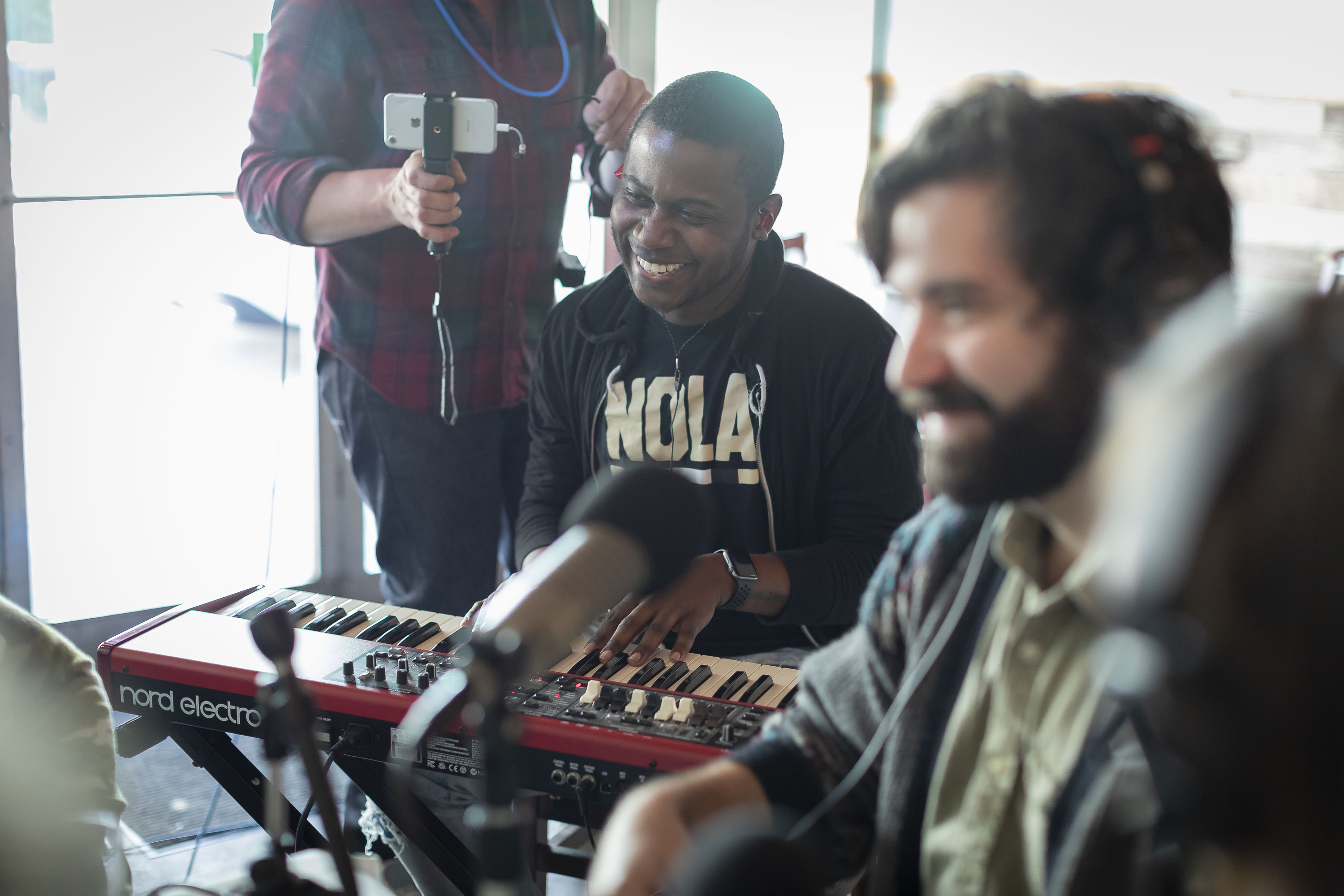 Reggie Nic on keys, Andrew Duhon Reggie Nic on keys, Andrew Duhon