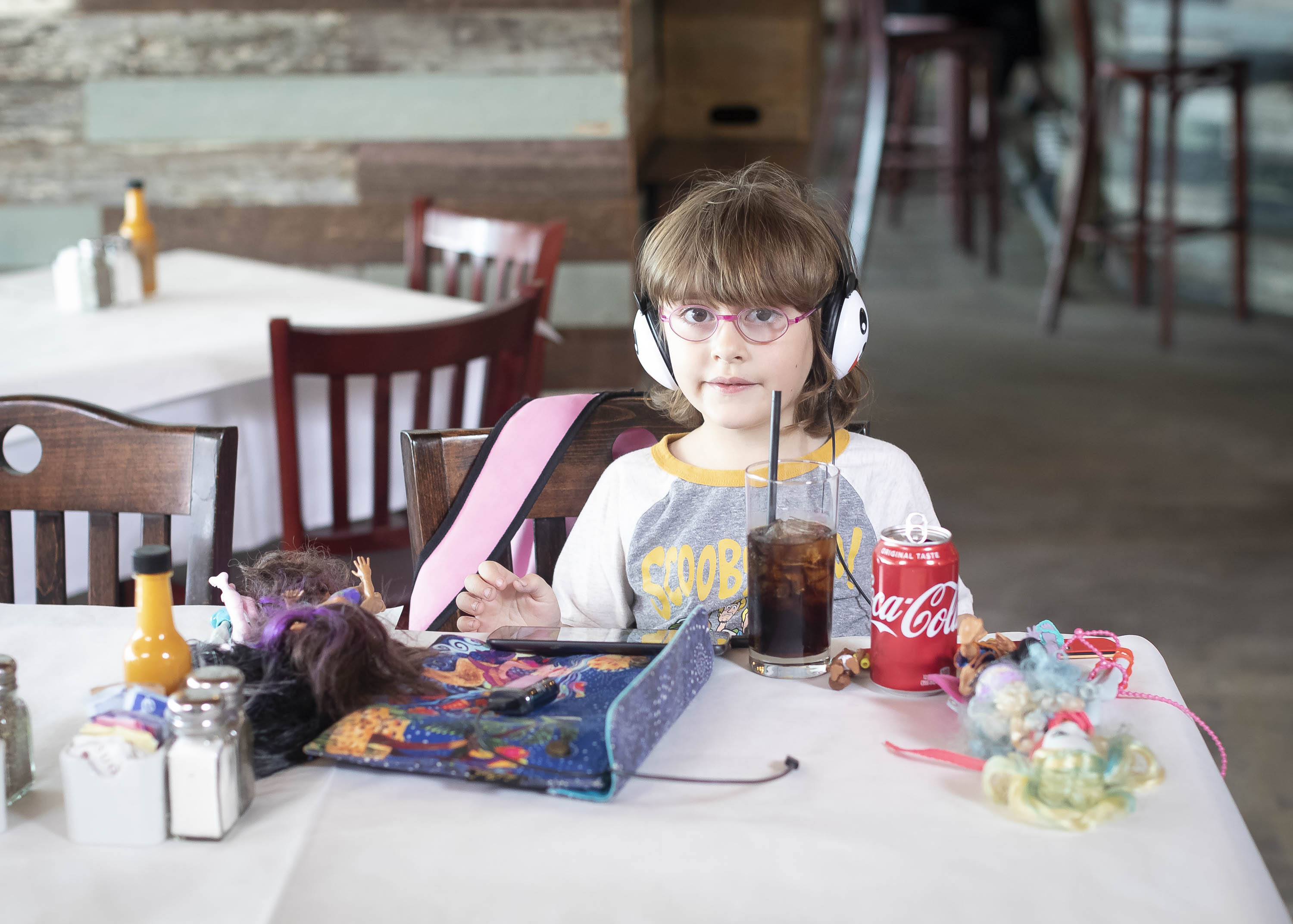 Alex's daughter, Clara, working on her own podcast at Wayfare Alex's daughter, Clara, working on her own podcast at Wayfare