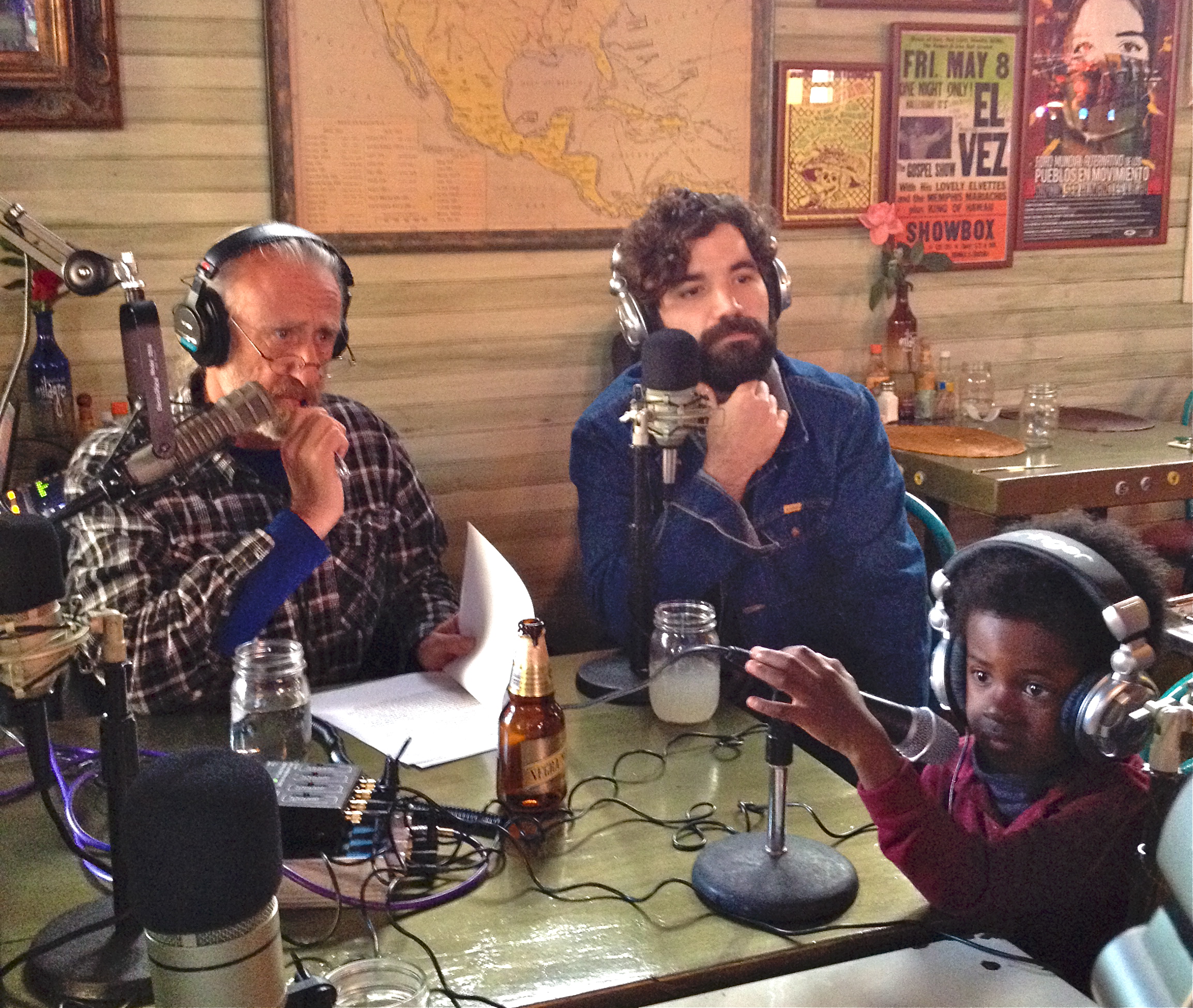 men with microphones