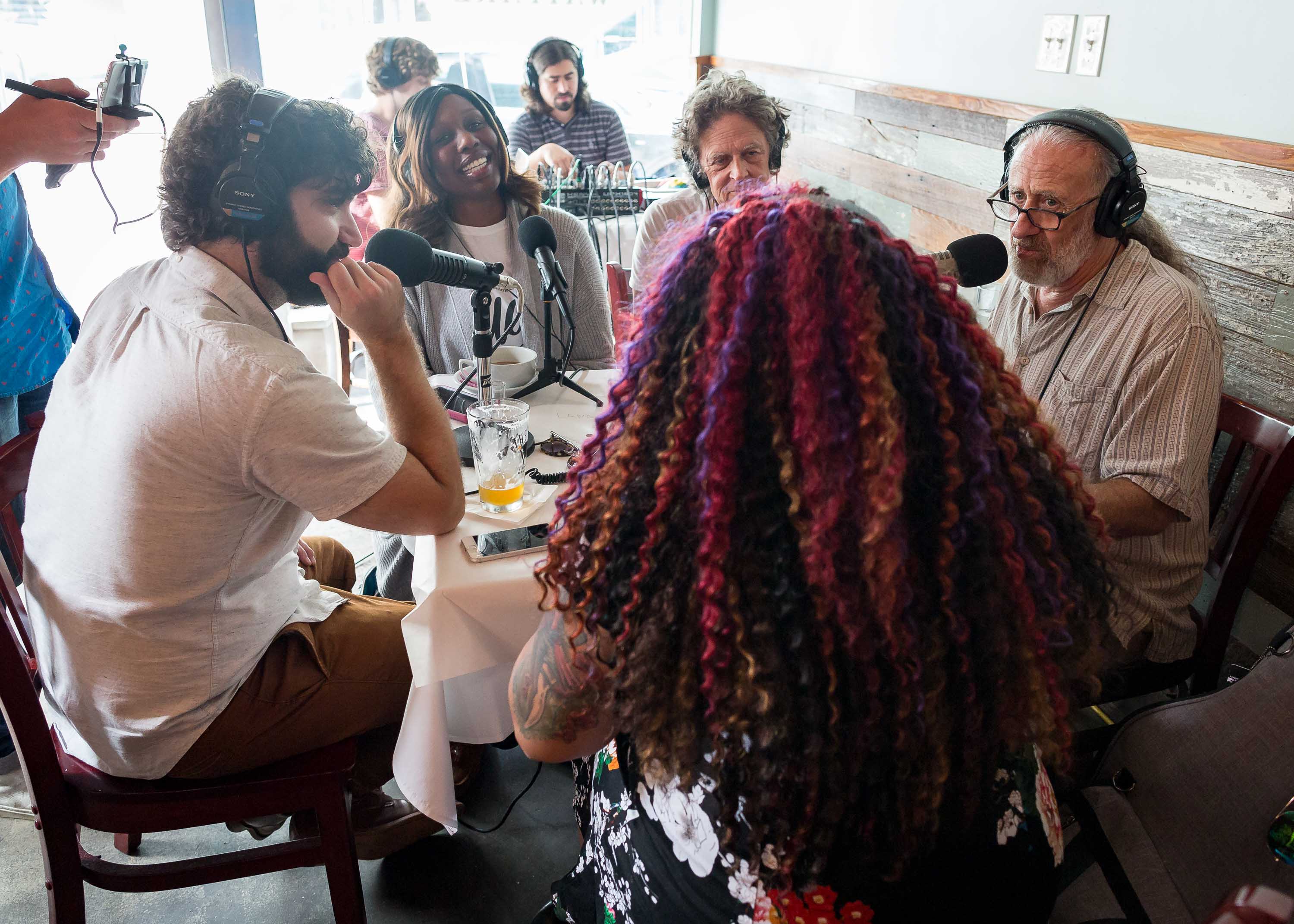 Andrew Duhon, Andrew Cirac, Lana Joseph, Thomas Walsh, Paul Spencer, Grant Morris, that explosion of hair is Arsene DeLay Andrew Duhon, Andrew Cirac, Lana Joseph, Thomas Walsh, Paul Spencer, Grant Morris, that explosion of hair is Arsene DeLay