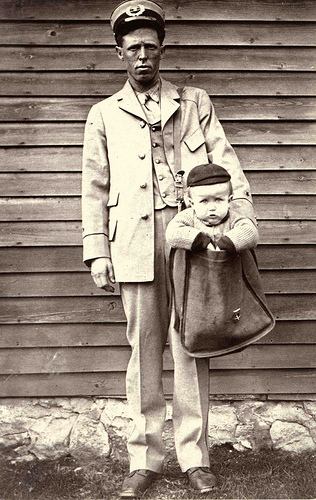 kid in mailbag